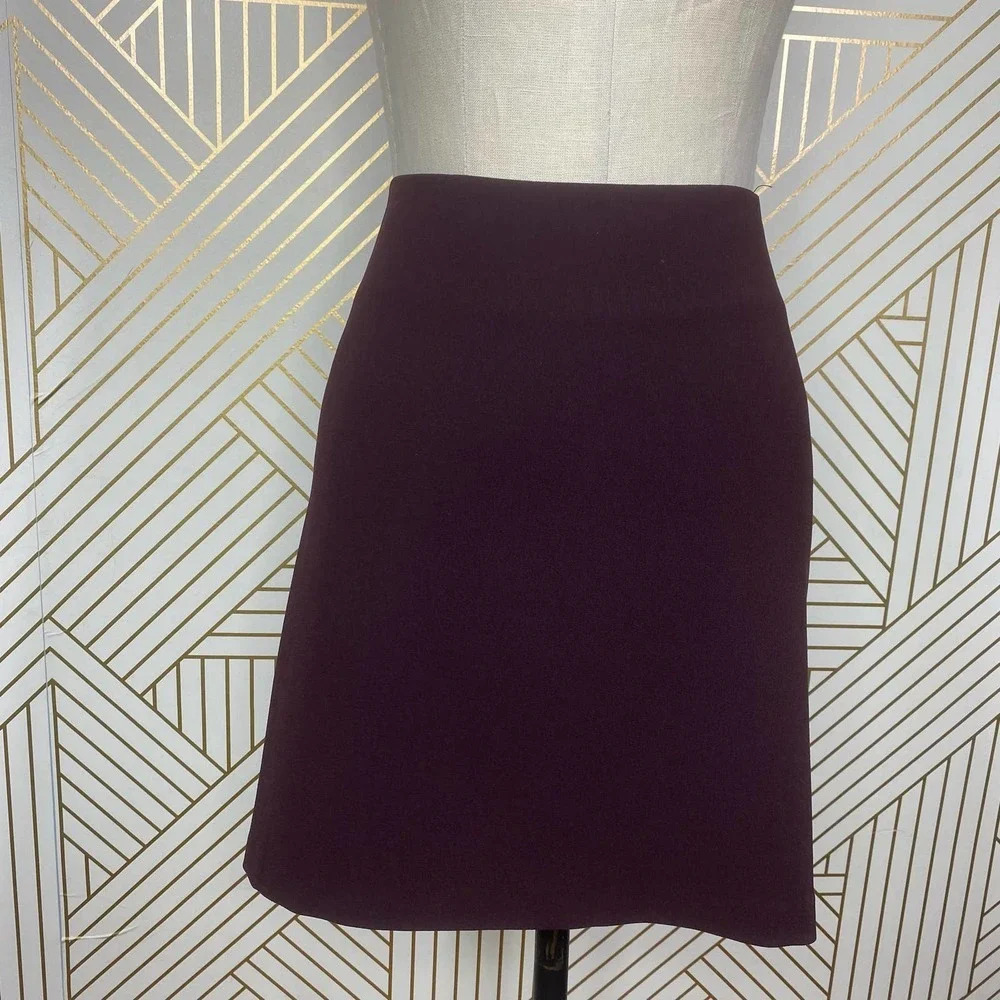 Diane von Furstenberg Alina‎ Mini Skirt Purple Plum